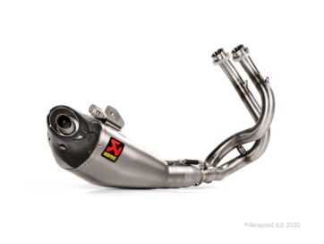 Avgassystem rostfritt titanium kolfiber