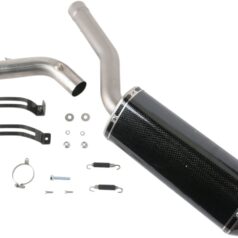SLIP-ON LINE MUFFLER CARBON