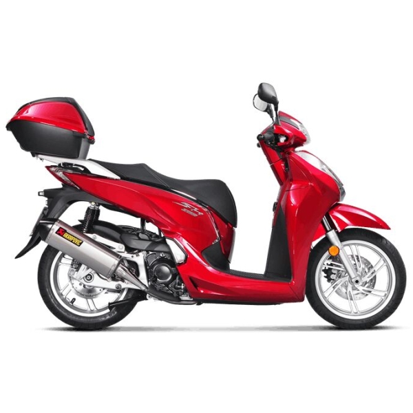 SLIP-ON LINE MUFFLER STAINLESS STEEL CARBON END CAP