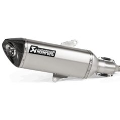 SLIP-ON LINE MUFFLER STAINLESS STEEL CARBON END CAP