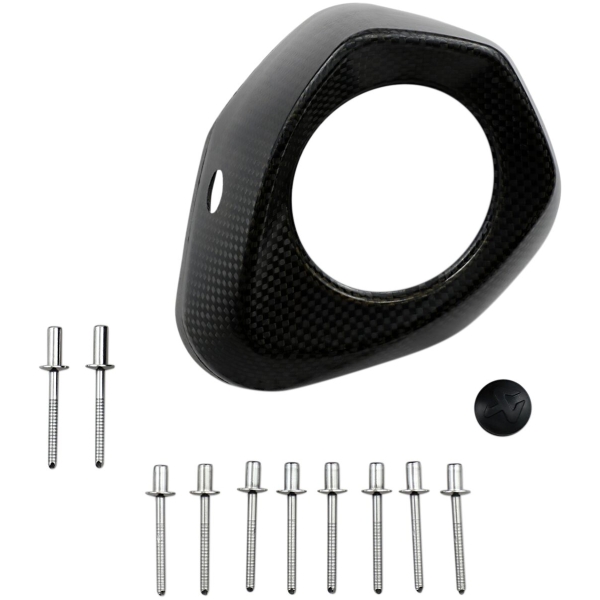 Akrapovič Replacement End Cap – Carbon Black (Universal)