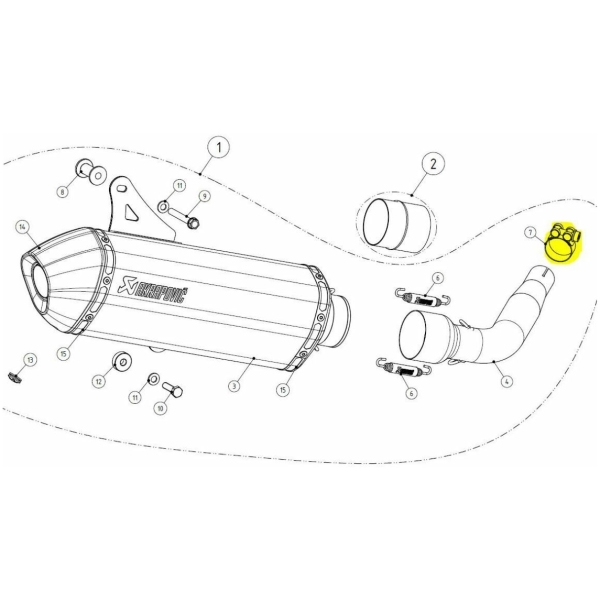 EXHAUST CLAMP STAINLESS STEEL