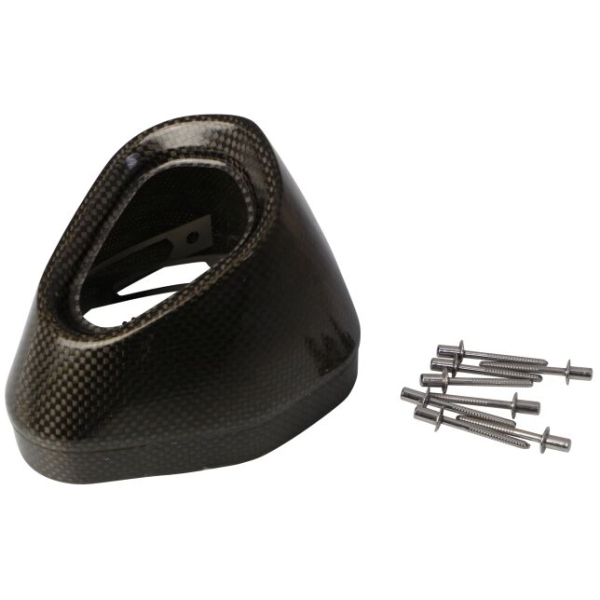Akrapovič End Cap – Carbon Black – Kawasaki Ninja 250 SL & Z 250 SL (15–16)