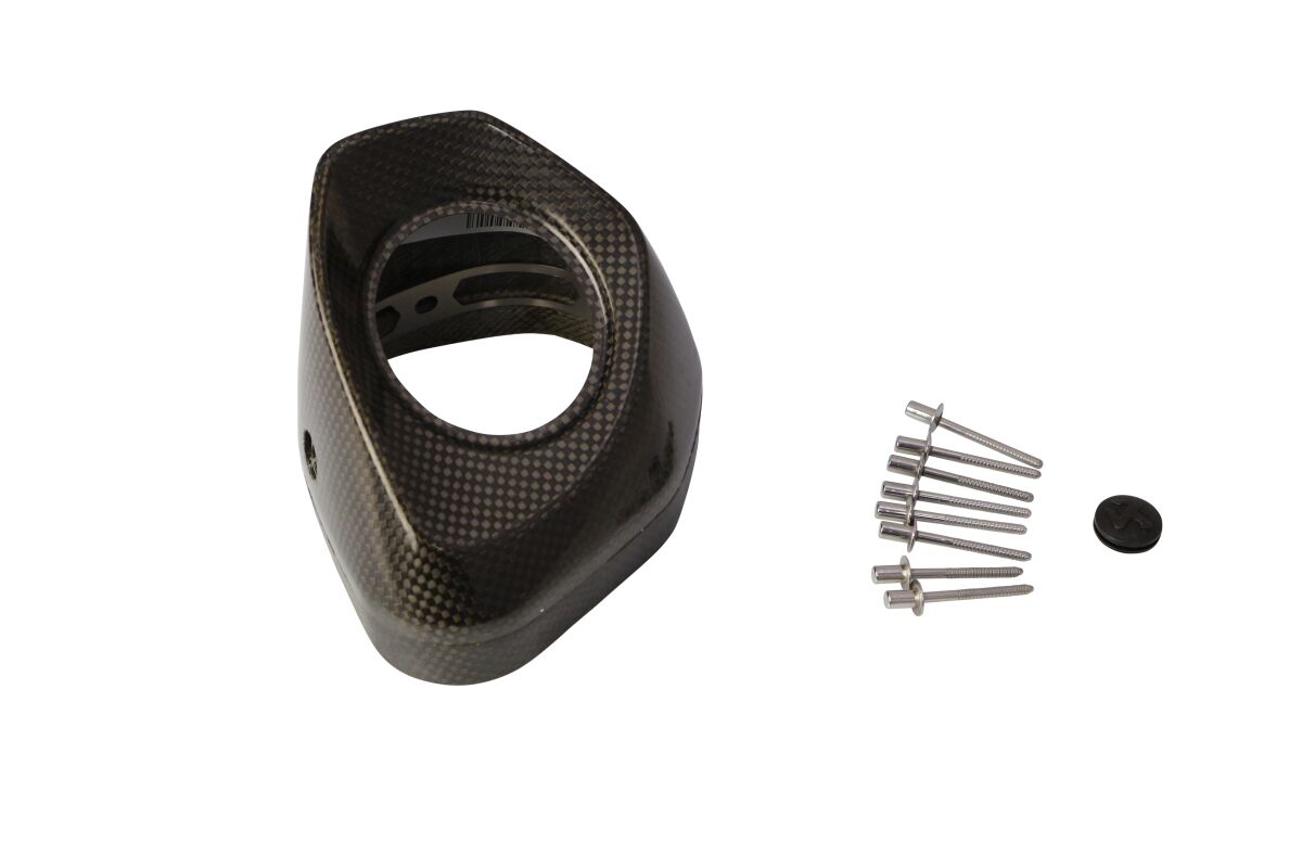 Akrapovič End Cap EC343 – Carbon Black – Yamaha MT-125 & YZF-R125 (14–19)