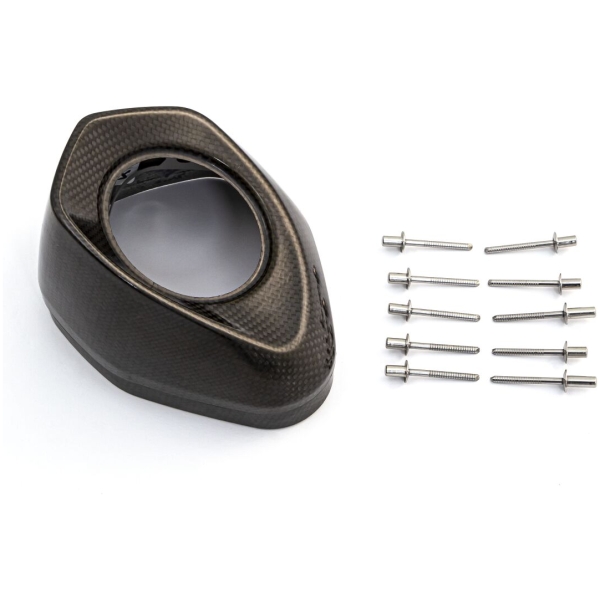 Akrapovič End Cap EC345 – Carbon Black – BMW C 400 / G 310-serien & Honda Forza 125 (17–24)