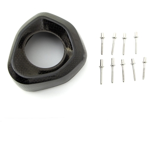 Akrapovič End Cap EC347 – Kolfiber – Yamaha Vespa GTV och GTS 125–300