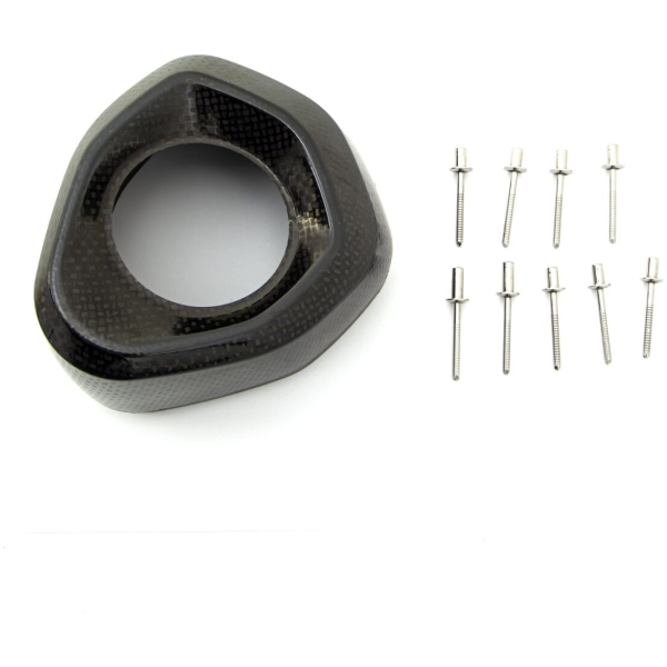 Akrapovič End Cap EC347 – Kolfiber – Yamaha Vespa GTV och GTS 125–300