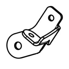 MUFFLER BRACKET STAINLESS STEEL