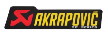 AKRAPOVIC SP LOGO STICKER 180 X 53 MM