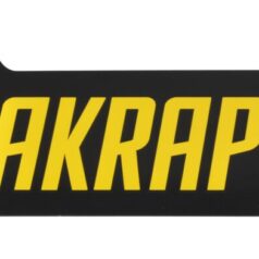 AKRAPOVIC SP LOGO STICKER 90 x 26,5 MM