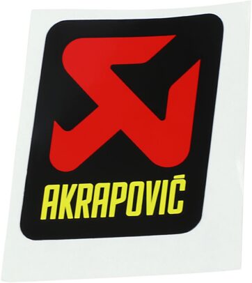 STICKER AKRAPOVIC H/R AL