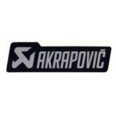 AKRAPOVIC BK LOGO STICKER  150 X 42 MM