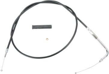 THROTTLE CABLE BLACK VINYL 43"