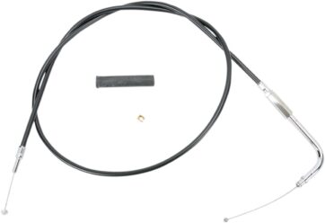 THROTTLE CABLE BLACK VINYL 49"