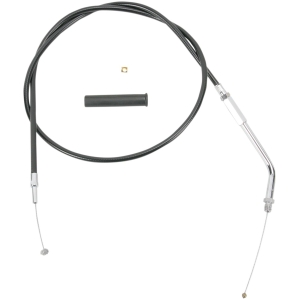 THROTTLE CABLE BLACK VINYL 32.5"