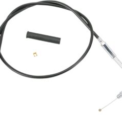 THROTTLE CABLE BLACK VINYL 35"