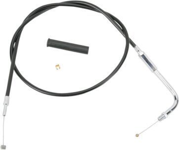 THROTTLE CABLE BLACK VINYL 37"