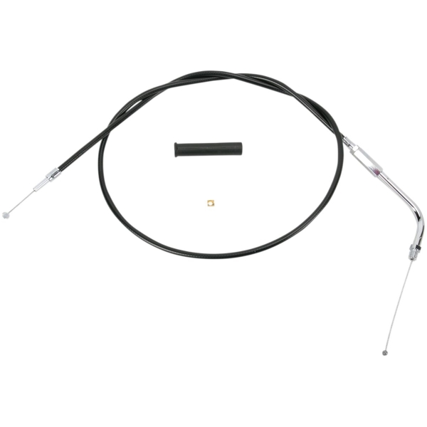 THROTTLE CABLE BLACK VINYL 32.5"