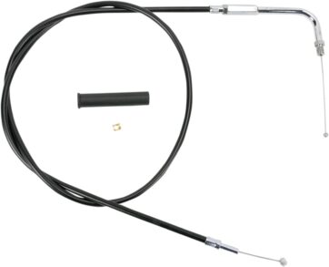 THROTTLE CABLE BLACK VINYL 46"