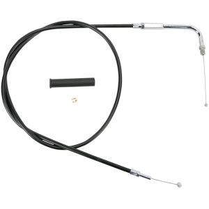 THROTTLE CABLE BLACK VINYL 48"