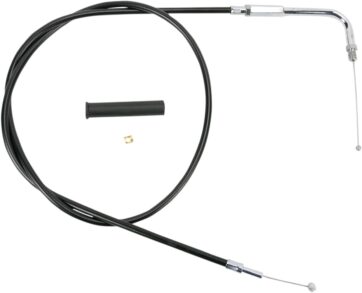 THROTTLE CABLE BLACK VINYL 48"