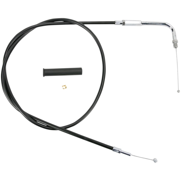 THROTTLE CABLE BLACK VINYL 48"