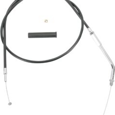 THROTTLE CABLE BLACK VINYL 36"