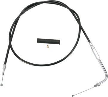 THROTTLE CABLE BLACK VINYL 37.5"