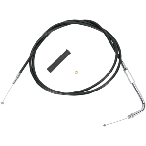 THROTTLE CABLE BLACK VINYL 24.5"