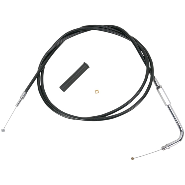 THROTTLE CABLE BLACK VINYL 24.5"