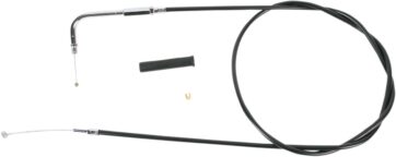 THROTTLE CABLE BLACK VINYL 50"