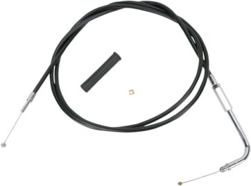 THROTTLE CABLE BLACK VINYL 58"