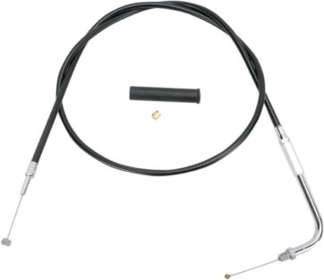 THROTTLE CABLE BLACK VINYL 44"