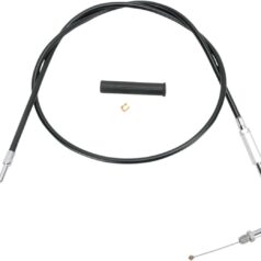 THROTTLE CABLE BLACK VINYL 48"