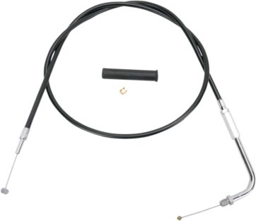 THROTTLE CABLE BLACK VINYL 48"