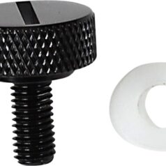 SEAT KNOB BLK SLOT 1/4-28