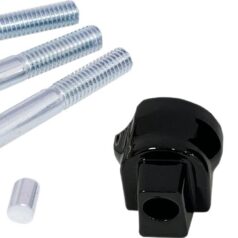 Passenger Floorboard Mount Svart - Softail 2018+ (FLFB/FLSL )