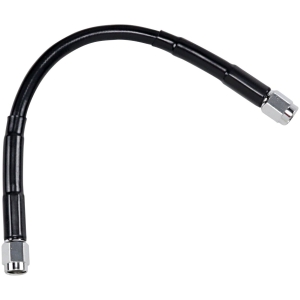 UNIVERSAL BRAKE LINE BLACK VINYL COATED STAINLESS STEEL DOT AN-3 9"