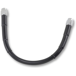 UNIVERSAL BRAKE LINE BLACK VINYL COATED STAINLESS STEEL DOT AN-3 10"