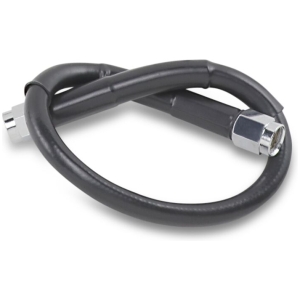 UNIVERSAL BRAKE LINE BLACK VINYL COATED STAINLESS STEEL DOT AN-3 12"
