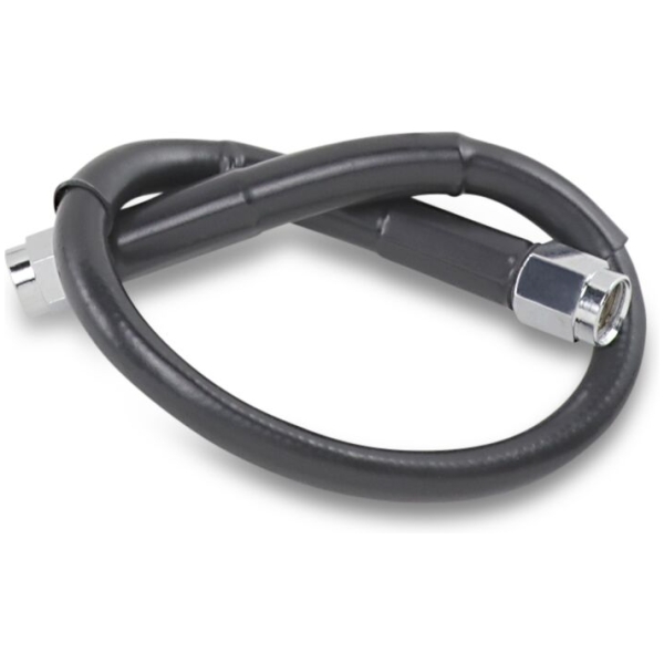 UNIVERSAL BRAKE LINE BLACK VINYL COATED STAINLESS STEEL DOT AN-3 12"
