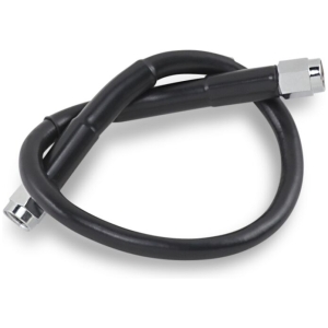 UNIVERSAL BRAKE LINE BLACK VINYL COATED STAINLESS STEEL DOT AN-3 14"