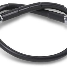 UNIVERSAL BRAKE LINE BLACK VINYL COATED STAINLESS STEEL DOT AN-3 16"