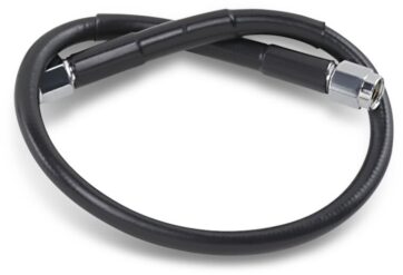 UNIVERSAL BRAKE LINE BLACK VINYL COATED STAINLESS STEEL DOT AN-3 16"