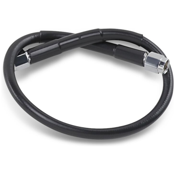 UNIVERSAL BRAKE LINE BLACK VINYL COATED STAINLESS STEEL DOT AN-3 16"