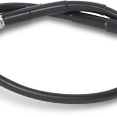 UNIVERSAL BRAKE LINE BLACK VINYL COATED STAINLESS STEEL DOT AN-3 19"