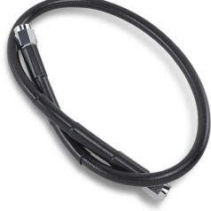UNIVERSAL BRAKE LINE BLACK VINYL COATED STAINLESS STEEL DOT AN-3 20"