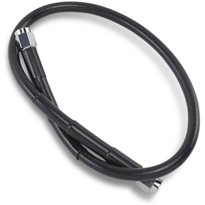 UNIVERSAL BRAKE LINE BLACK VINYL COATED STAINLESS STEEL DOT AN-3 20"