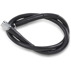 UNIVERSAL BRAKE LINE BLACK VINYL COATED STAINLESS STEEL DOT AN-3 21"