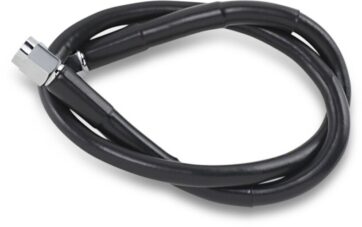 UNIVERSAL BRAKE LINE BLACK VINYL COATED STAINLESS STEEL DOT AN-3 21"